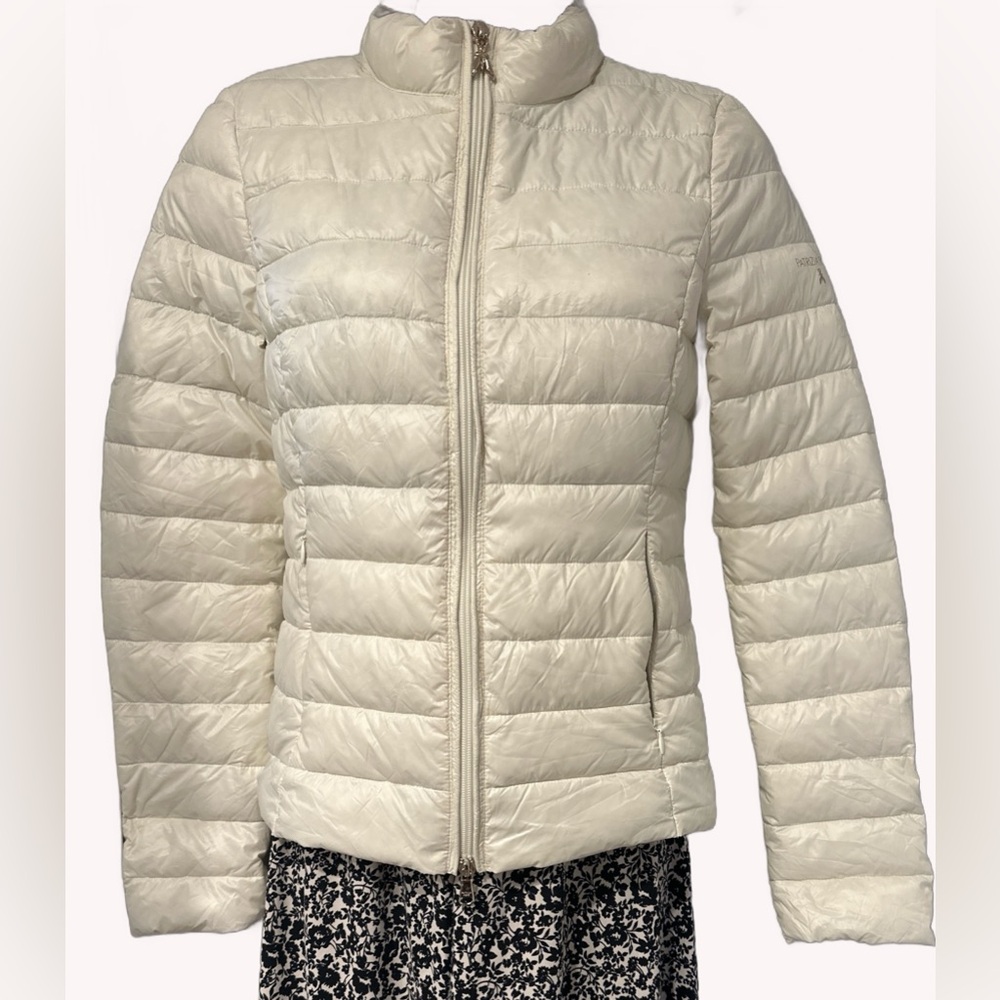 NWT  Patricia Pepe Women Cream Puffer Down Jacket
